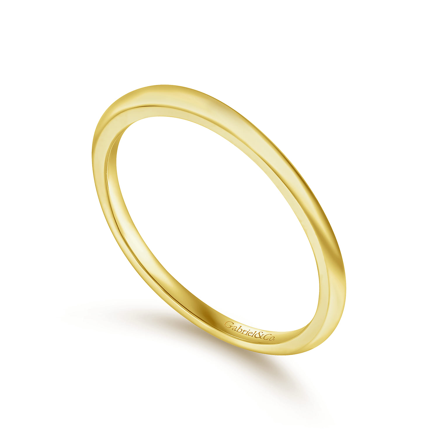 14K Yellow Gold Matching Wedding Band - Shot 3