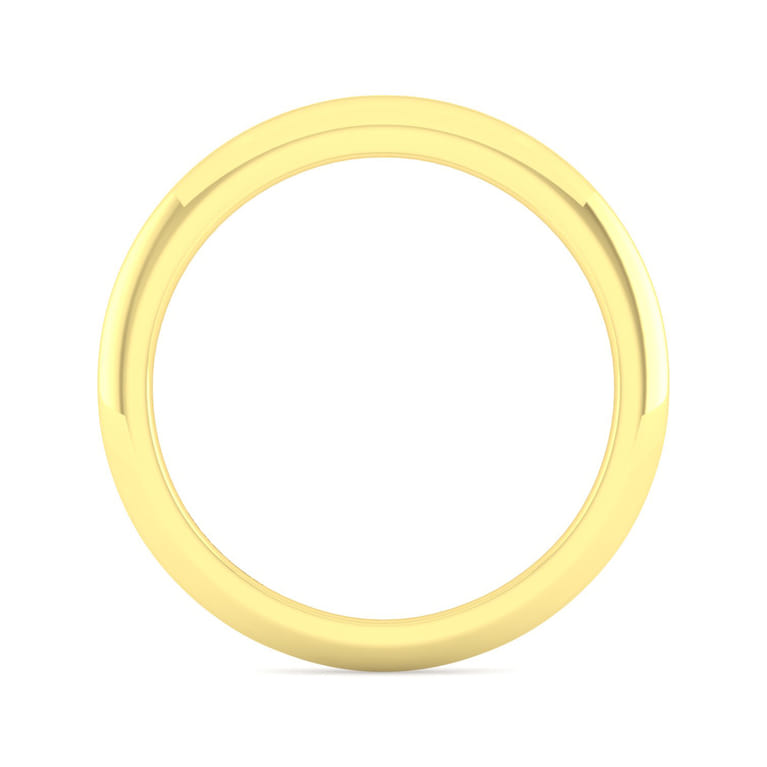 14K Yellow Gold Matching Wedding Band - Shot 2