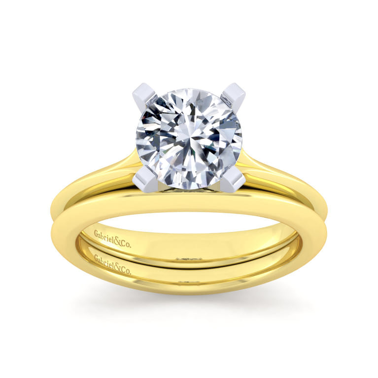 14K Yellow Gold Matching Wedding Band - Shot 4