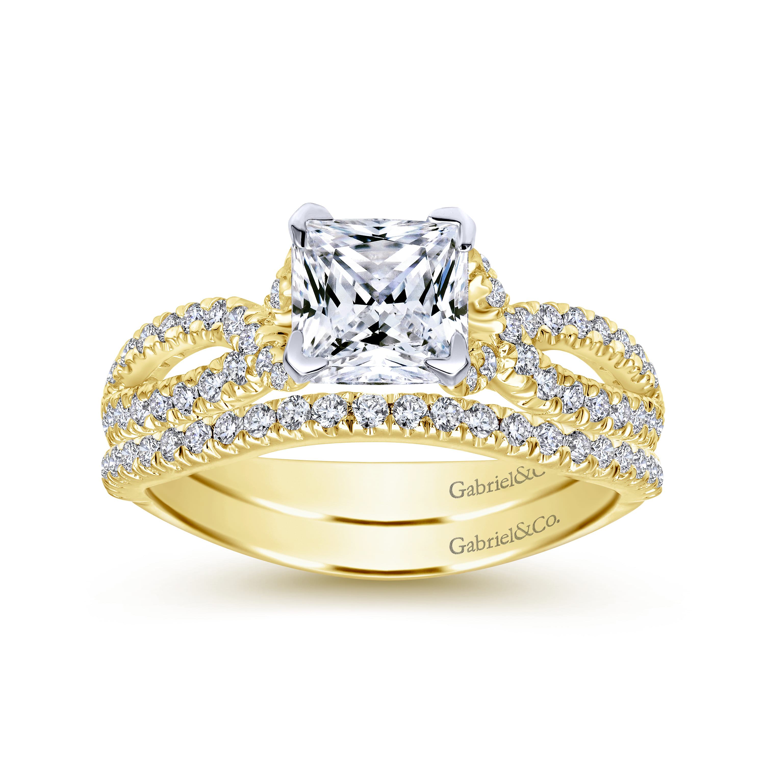 14K Yellow Gold Matching Wedding Band - 0.17 ct - Shot 4