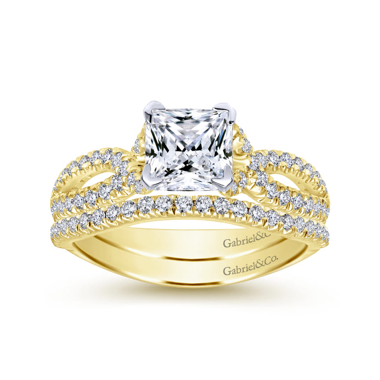 14K Yellow Gold Matching Wedding Band - 0.17 ct - Shot 4