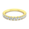 14K Yellow Gold Matching Wedding Band - 0.67 ct
