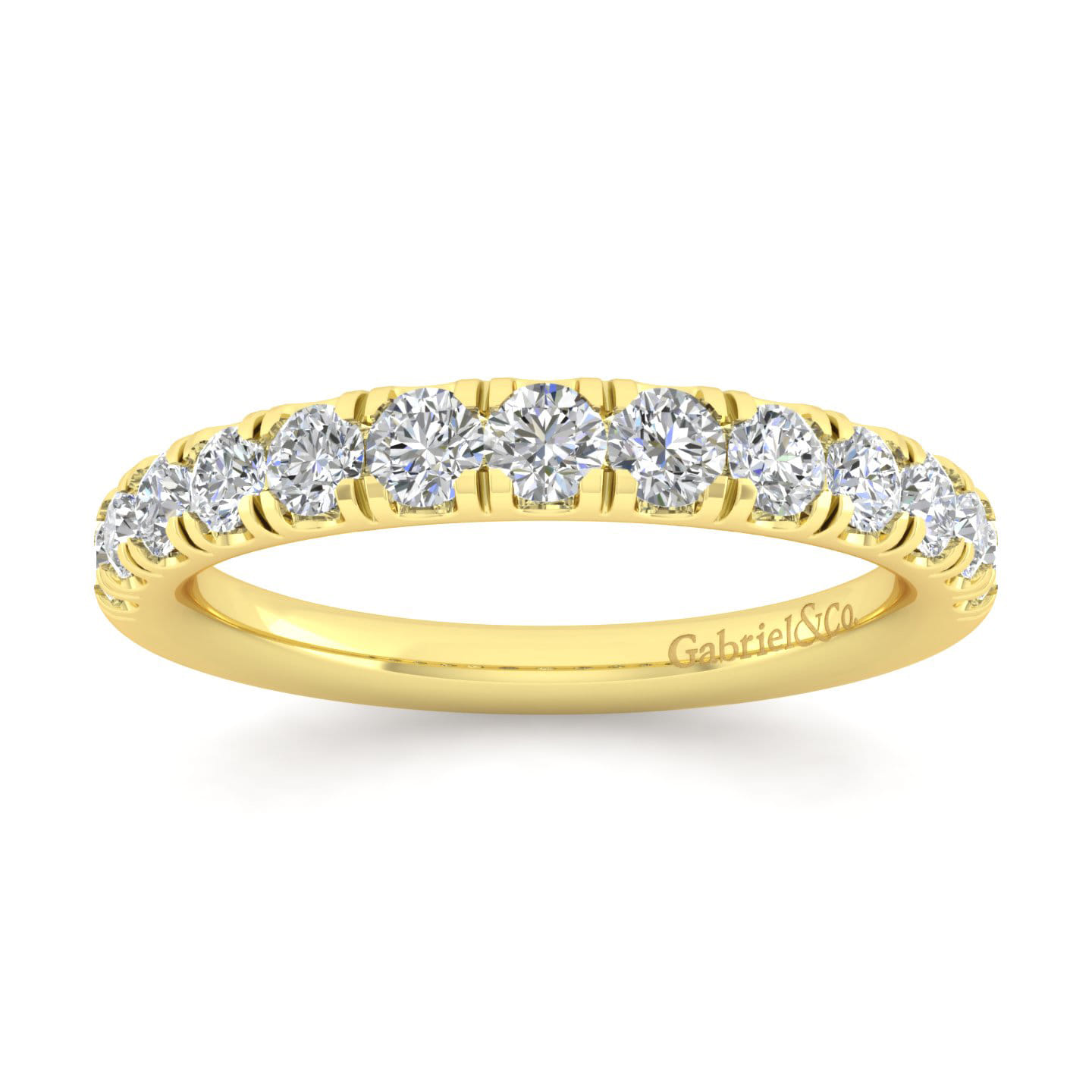 14K Yellow Gold Matching Wedding Band - 0.67 ct - Shot 5