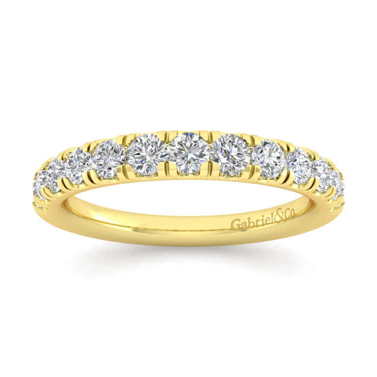 14K Yellow Gold Matching Wedding Band - 0.67 ct - Shot 5