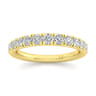 14K Yellow Gold Matching Wedding Band - 0.67 ct