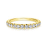 14K Yellow Gold  Matching Wedding Band - 0.43 ct