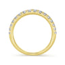 14K Yellow Gold  Matching Wedding Band - 0.43 ct