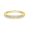 14K Yellow Gold  Matching Wedding Band - 0.16 ct