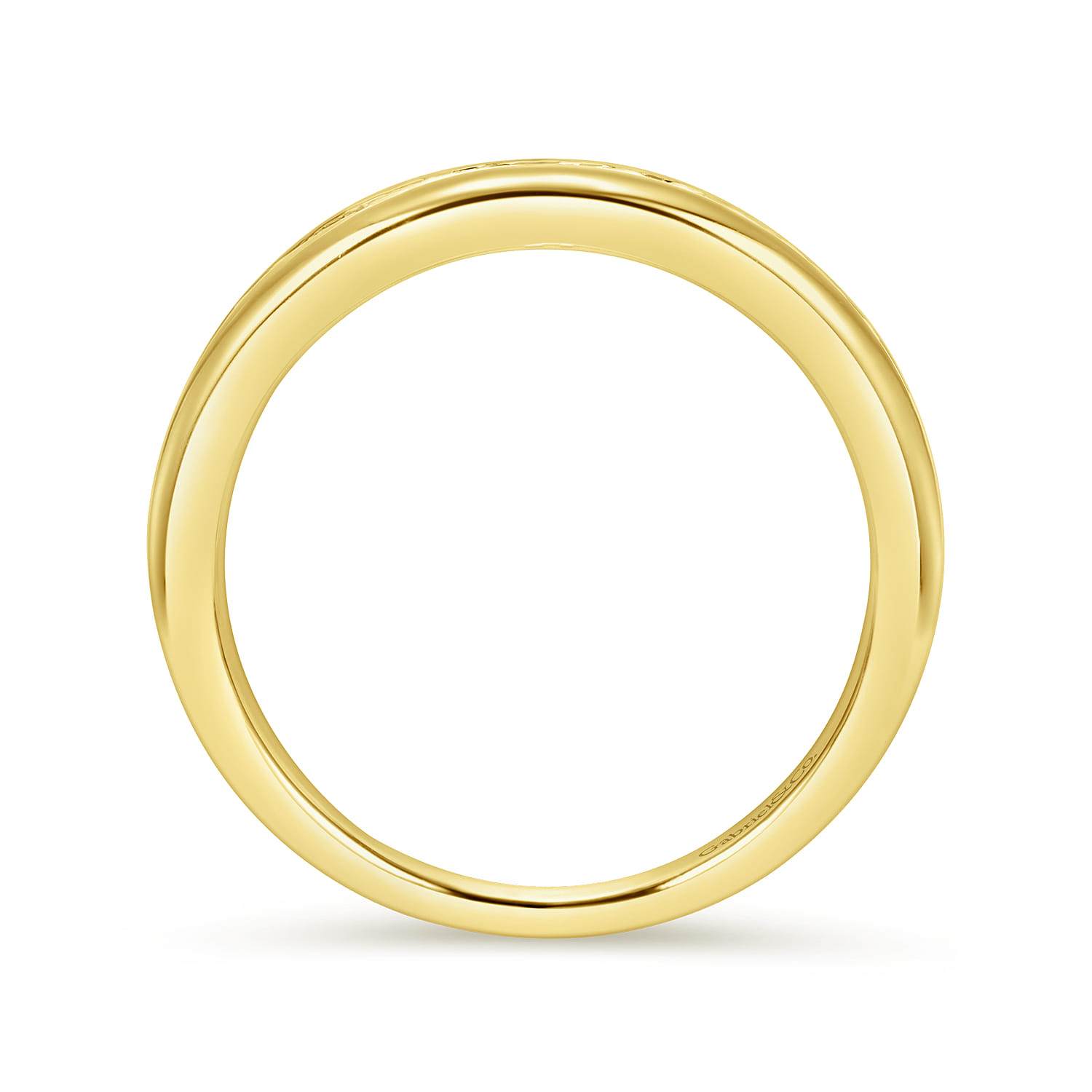 14K Yellow Gold  Matching Wedding Band - 0.16 ct - Shot 2