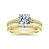 14K Yellow Gold  Matching Wedding Band - 0.16 ct