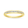 14K Yellow Gold  Matching Wedding Band - 0.16 ct