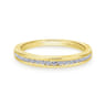 14K Yellow Gold  Matching Wedding Band - 0.25 ct