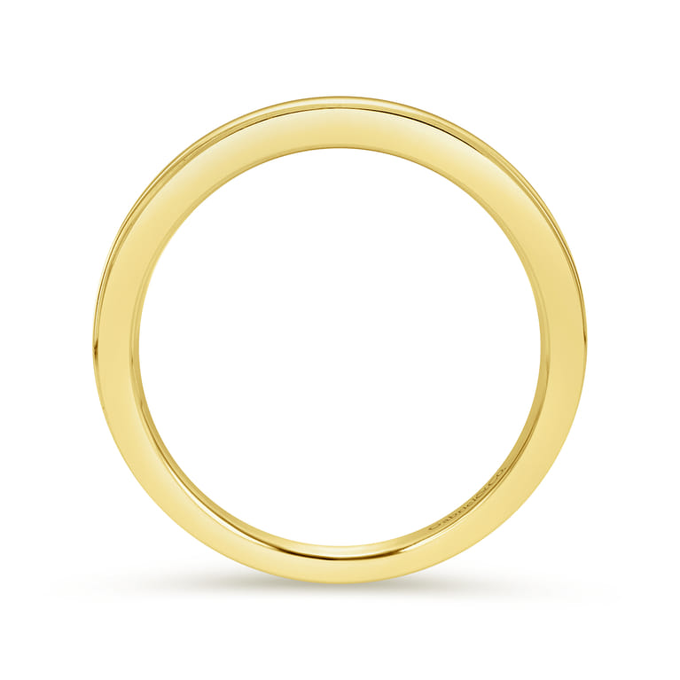 14K Yellow Gold  Matching Wedding Band - 0.25 ct - Shot 2