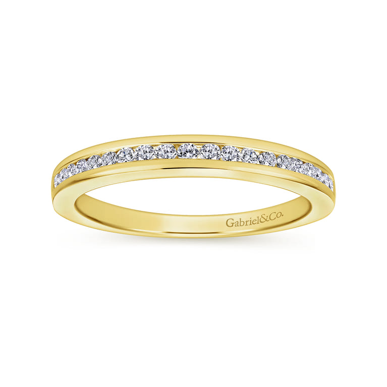 14K Yellow Gold  Matching Wedding Band - 0.25 ct - Shot 5