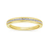 14K Yellow Gold  Matching Wedding Band - 0.25 ct