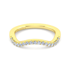 14K Yellow Gold Matching Wedding Band