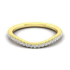 14K Yellow Gold Matching Wedding Band