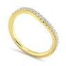 14K Yellow Gold Matching Wedding Band - 0.19 ct