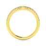 14K Yellow Gold Matching Wedding Band - 0.3 ct