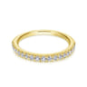 14K Yellow Gold Matching Wedding Band - 0.26 ct