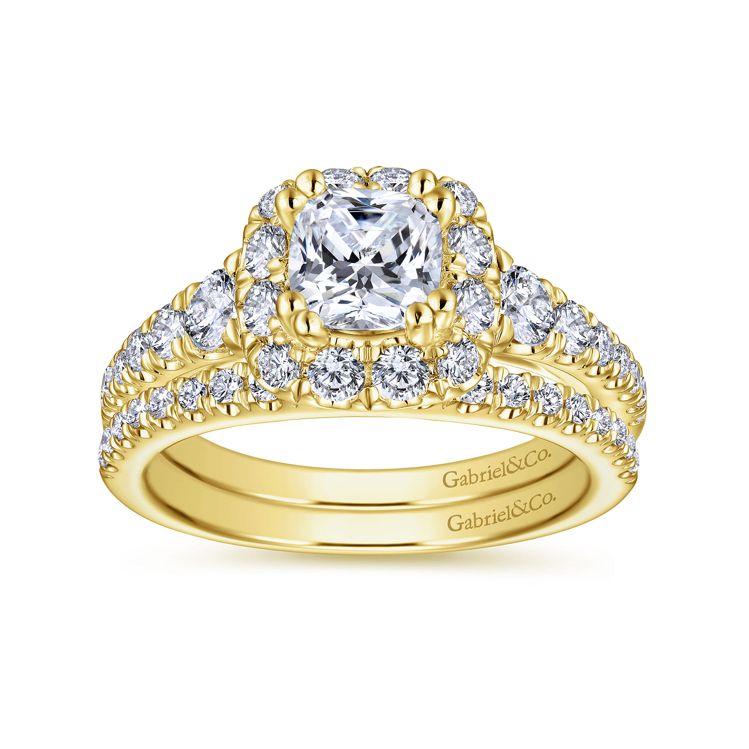 14K Yellow Gold Matching Wedding Band - 0.26 ct - Shot 4