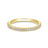14K Yellow Gold Matching Wedding Band - 0.19 ct