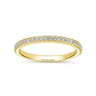 14K Yellow Gold Matching Wedding Band - 0.19 ct