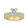 14K Yellow Gold Matching Wedding Band - 0.45 ct