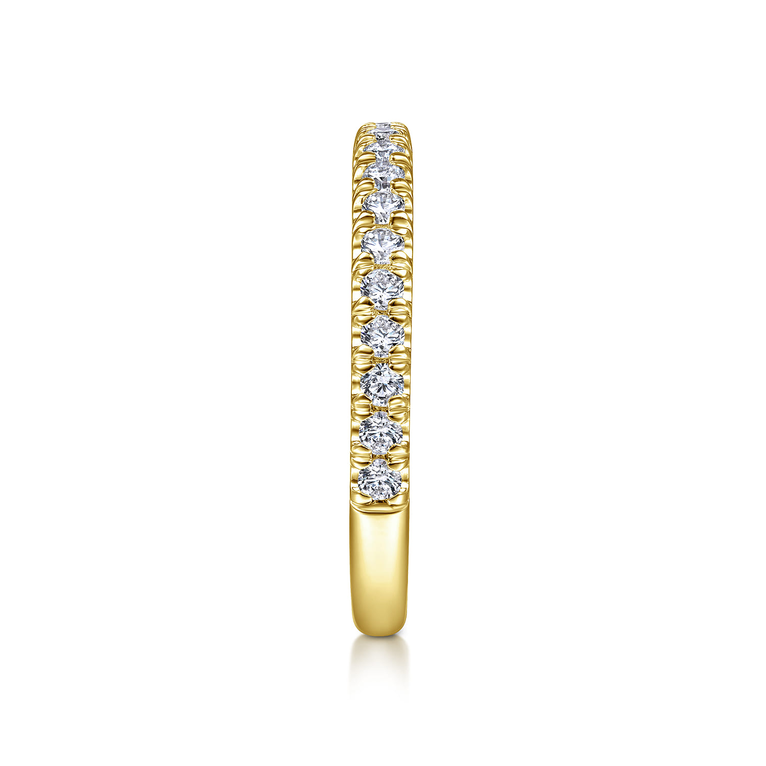 14K Yellow Gold Matching Wedding Band - 0.45 ct - Shot 5