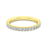 14K Yellow Gold Matching Wedding Band - 0.45 ct