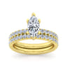 14K Yellow Gold Matching Wedding Band - 0.45 ct