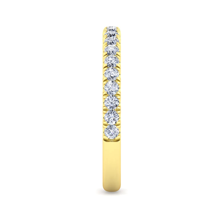 14K Yellow Gold Matching Wedding Band - 0.45 ct - Shot 5