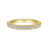 14K Yellow Gold Matching Wedding Band - 0.45 ct