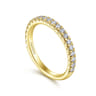14K Yellow Gold Matching Wedding Band - 0.45 ct