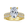14K Yellow Gold Matching Wedding Band - 0.45 ct