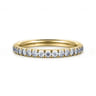 14K Yellow Gold Matching Wedding Band - 0.45 ct