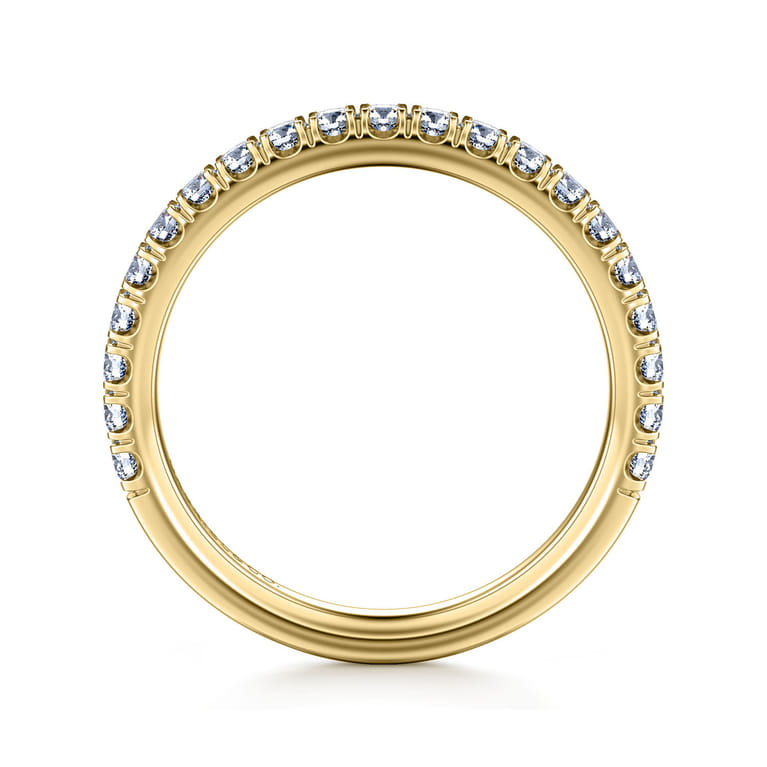 14K Yellow Gold Matching Wedding Band - 0.45 ct - Shot 2