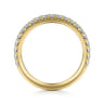 14K Yellow Gold Matching Wedding Band - 0.45 ct