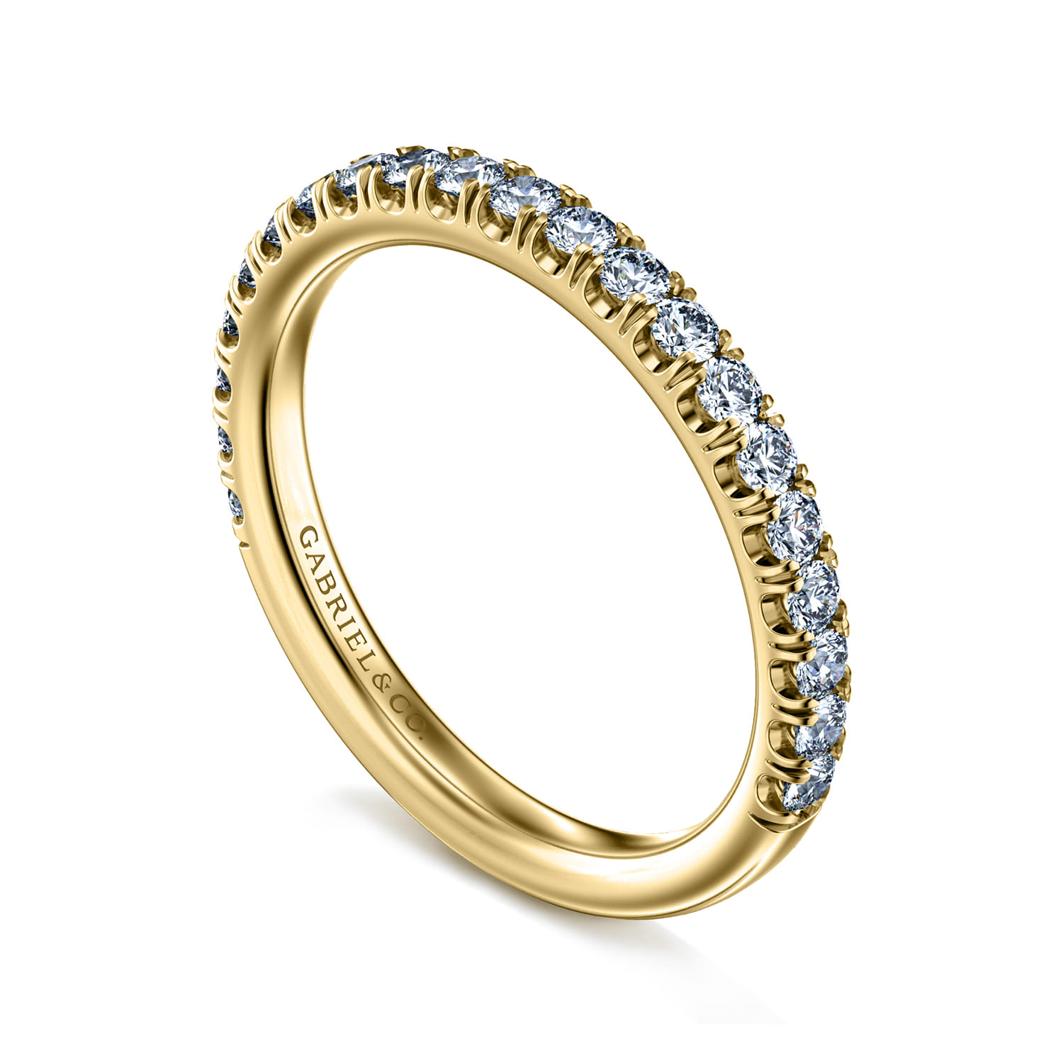 14K Yellow Gold Matching Wedding Band - 0.45 ct - Shot 3