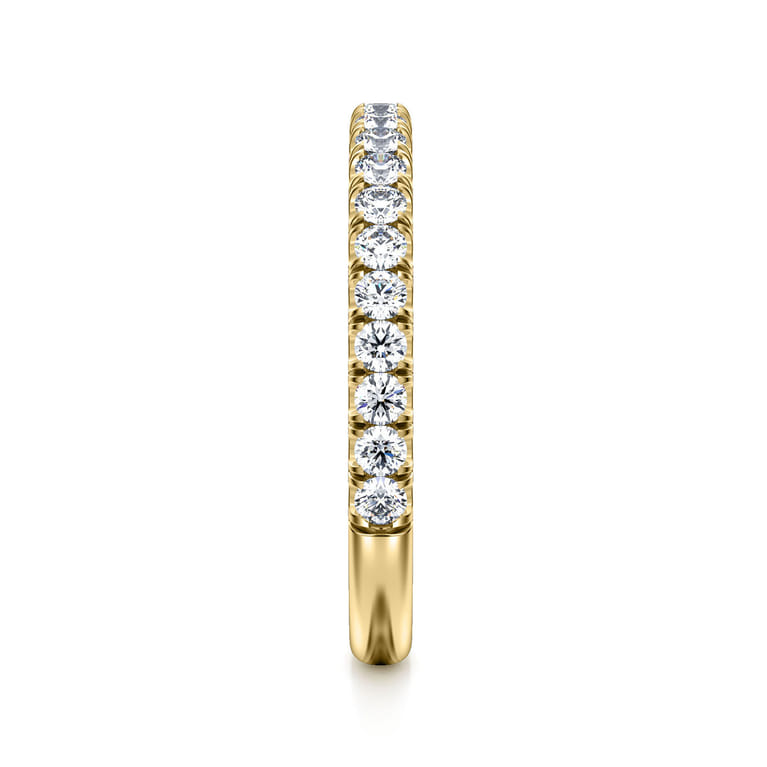 14K Yellow Gold Matching Wedding Band - 0.45 ct - Shot 4