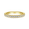 14K Yellow Gold Matching Wedding Band - 0.45 ct