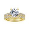 14K Yellow Gold Matching Wedding Band - 0.45 ct