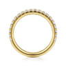 14K Yellow Gold Matching Wedding Band - 0.45 ct