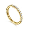 14K Yellow Gold Matching Wedding Band - 0.45 ct