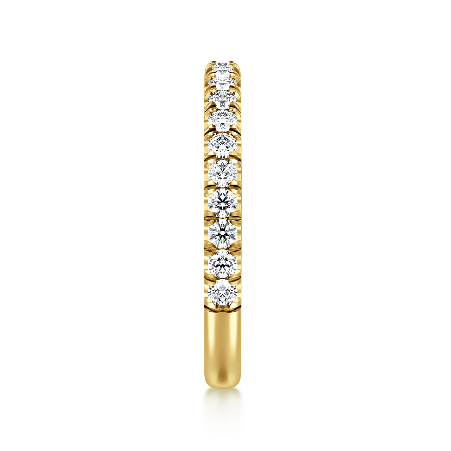 14K Yellow Gold Matching Wedding Band - 0.45 ct - Shot 5