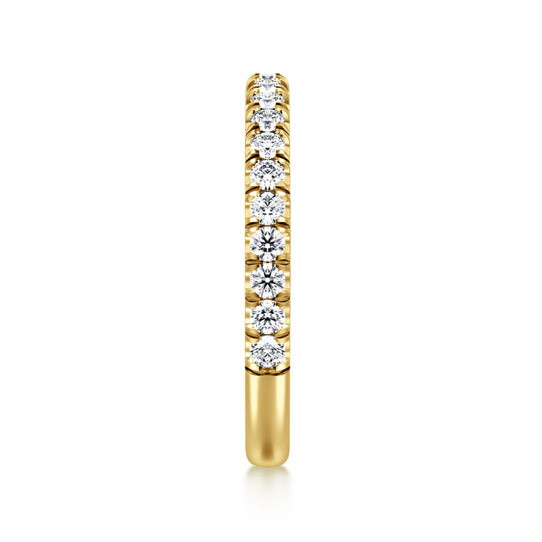 14K Yellow Gold Matching Wedding Band - 0.45 ct - Shot 5