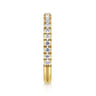 14K Yellow Gold Matching Wedding Band - 0.45 ct