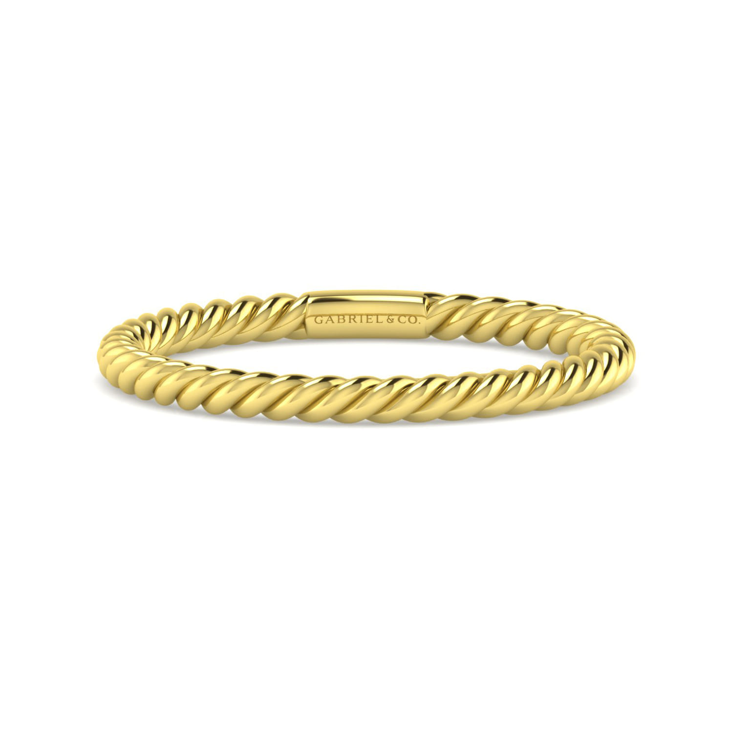 14K Yellow Gold Matching Wedding Band - Shot 1