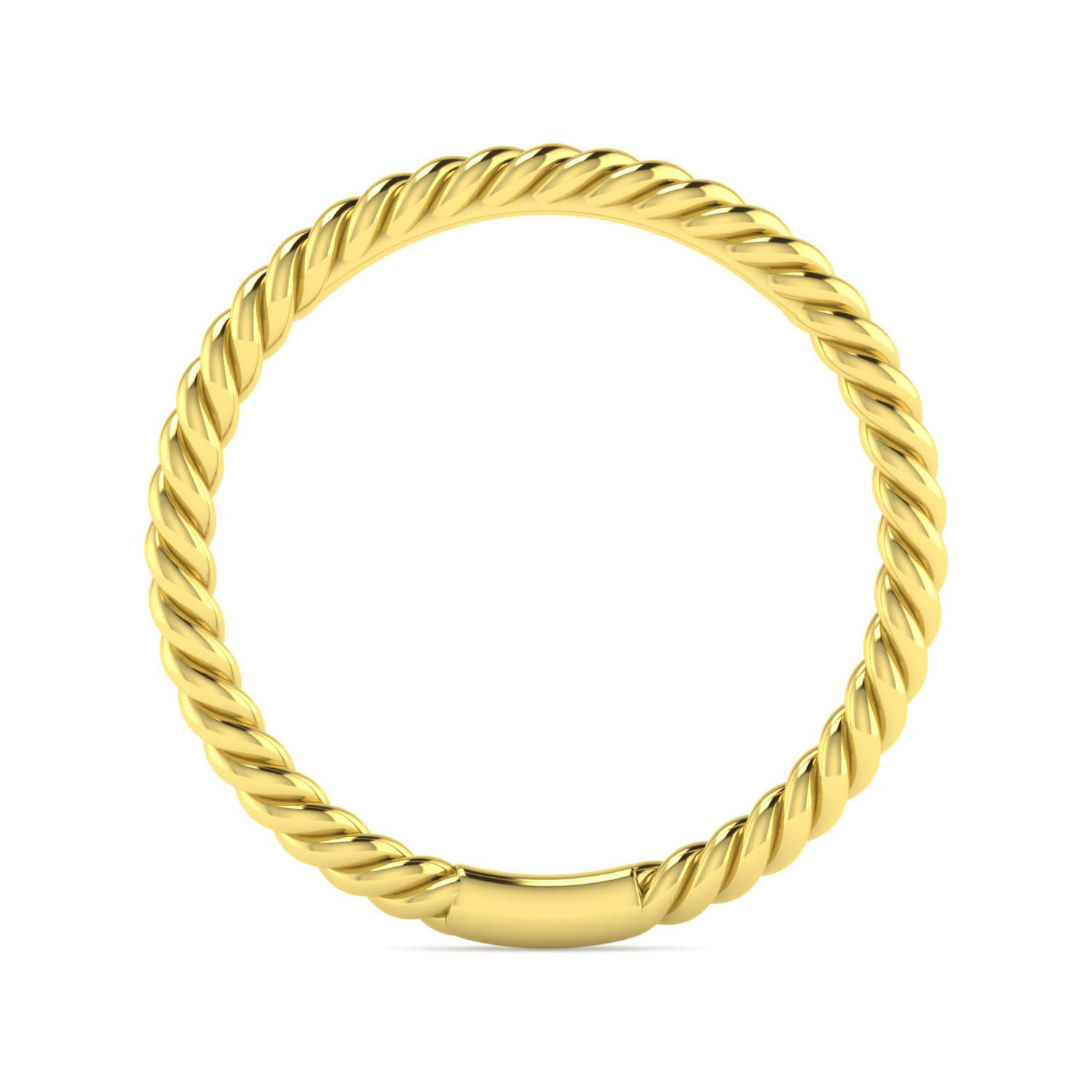 14K Yellow Gold Matching Wedding Band - Shot 2