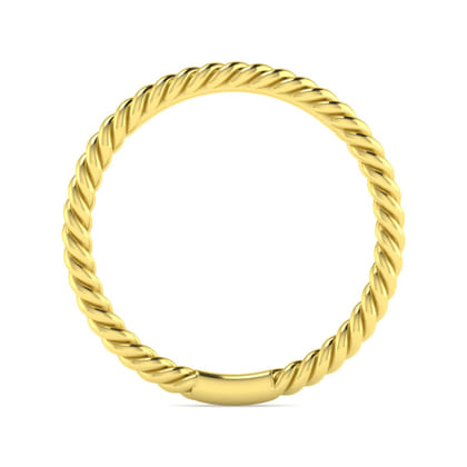 14K Yellow Gold Matching Wedding Band